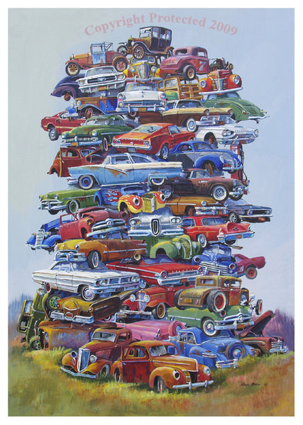 Bouvier de Calhaud 油彩画 1965年製 Junkpile