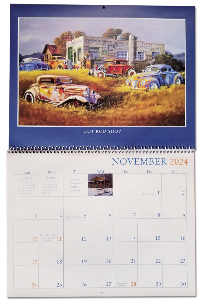 2024 Junkyard Classics Calendar Dale Klee Art Gallery