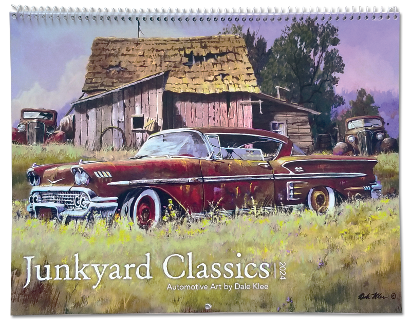 2024 Junkyard Classics Calendar Dale Klee Art Gallery