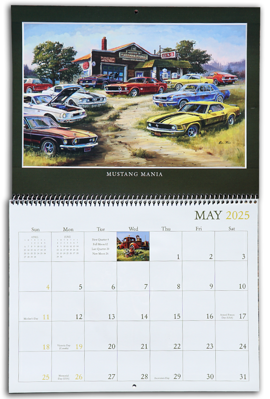 "2025 Junkyard Classics Calendar" Dale Klee Art Gallery