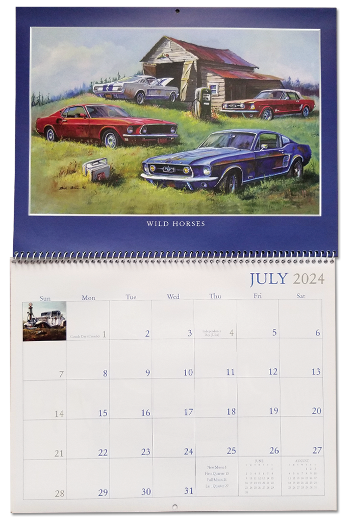 "2024 Junkyard Classics Calendar" Dale Klee Art Gallery