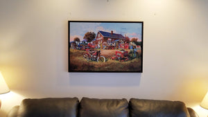 "Junk Collector" Framed Canvas