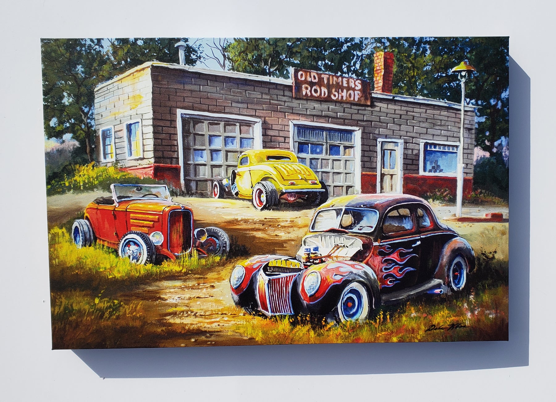 "Old Timers" Canvas